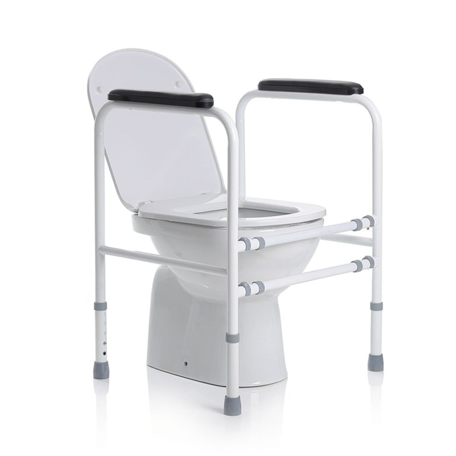 Supporto per Wc in Acciaio Verniciato Regolabile Altezza e Larghezza Moretti 1 St