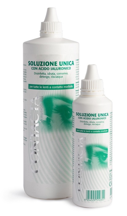 Contacta Soluzione Unica per Lenti a Contatto con Acido Ialuronico BIPACCO 360 ml + 100 ml In Regalo — confronto prezzi