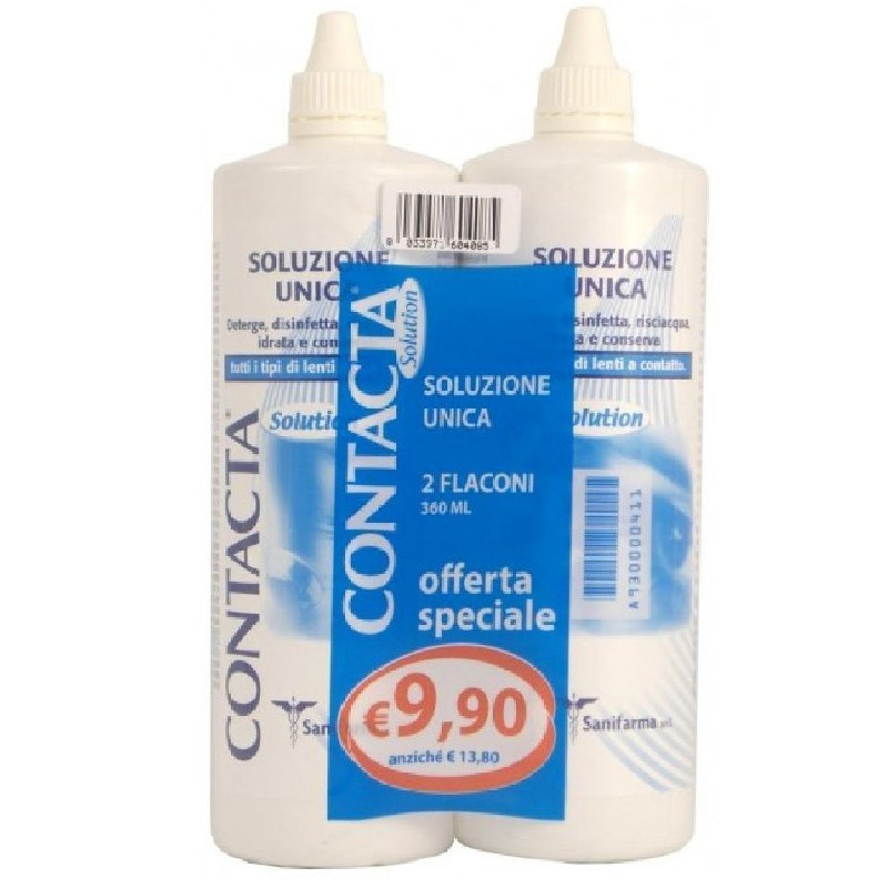 Contacta Soluzione Unica per Lenti a Contatto Morbide, 360ml