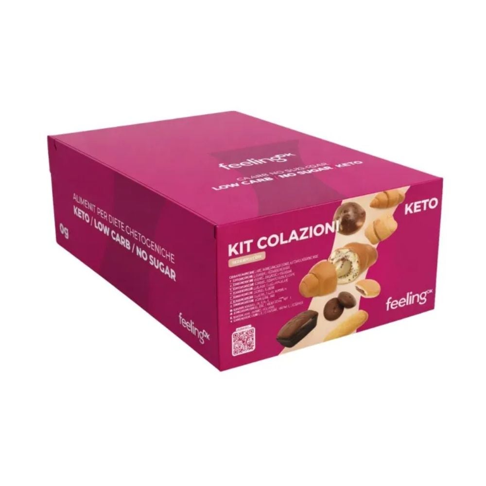 Feeling OK Kit Colazioni - Kit assortito per la colazione chetogenica, 10 porzioni