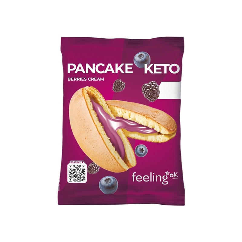 Feeling Ok Pancake Keto per la dieta chetogenica gusto frutti di bosco, 50 g — confronto prezzi