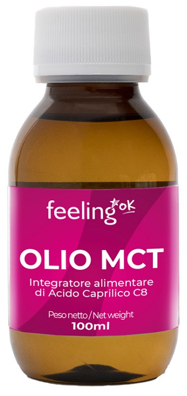 Feeling Ok Olio Mct per Energia Immediata e Dieta Chetogenica 100 ml