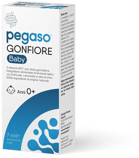 Pegaso Gonfiore Baby Integratore Fermenti Lattici Gocce 7 ml