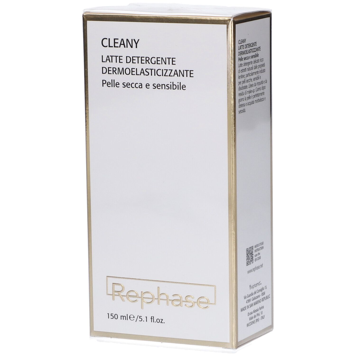 Rephase Cleany Latte Detergente Dermoelasticizzante 150 ml