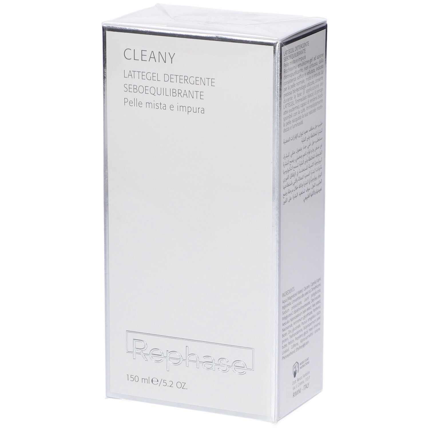 Rephase Cleany Lattegel Detergente Seboequilibrante 150 ml