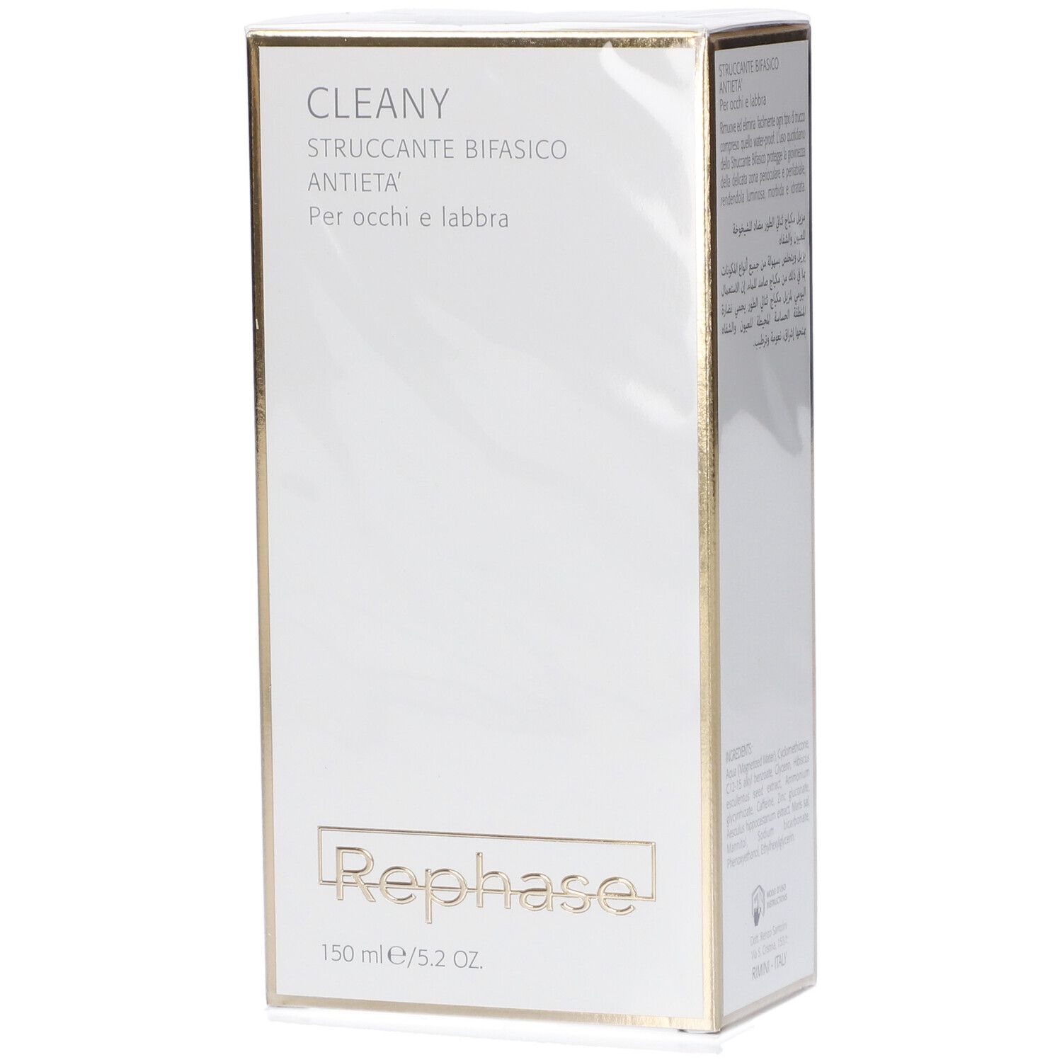 Rephase Cleany - Struccante Bifasico Antietà Occhi e Labbra, 150ml