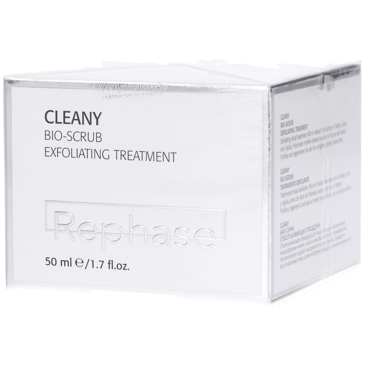 Rephase Cleany - Bio Scrub Trattamento Cellulare Esfoliante Viso, 50ml
