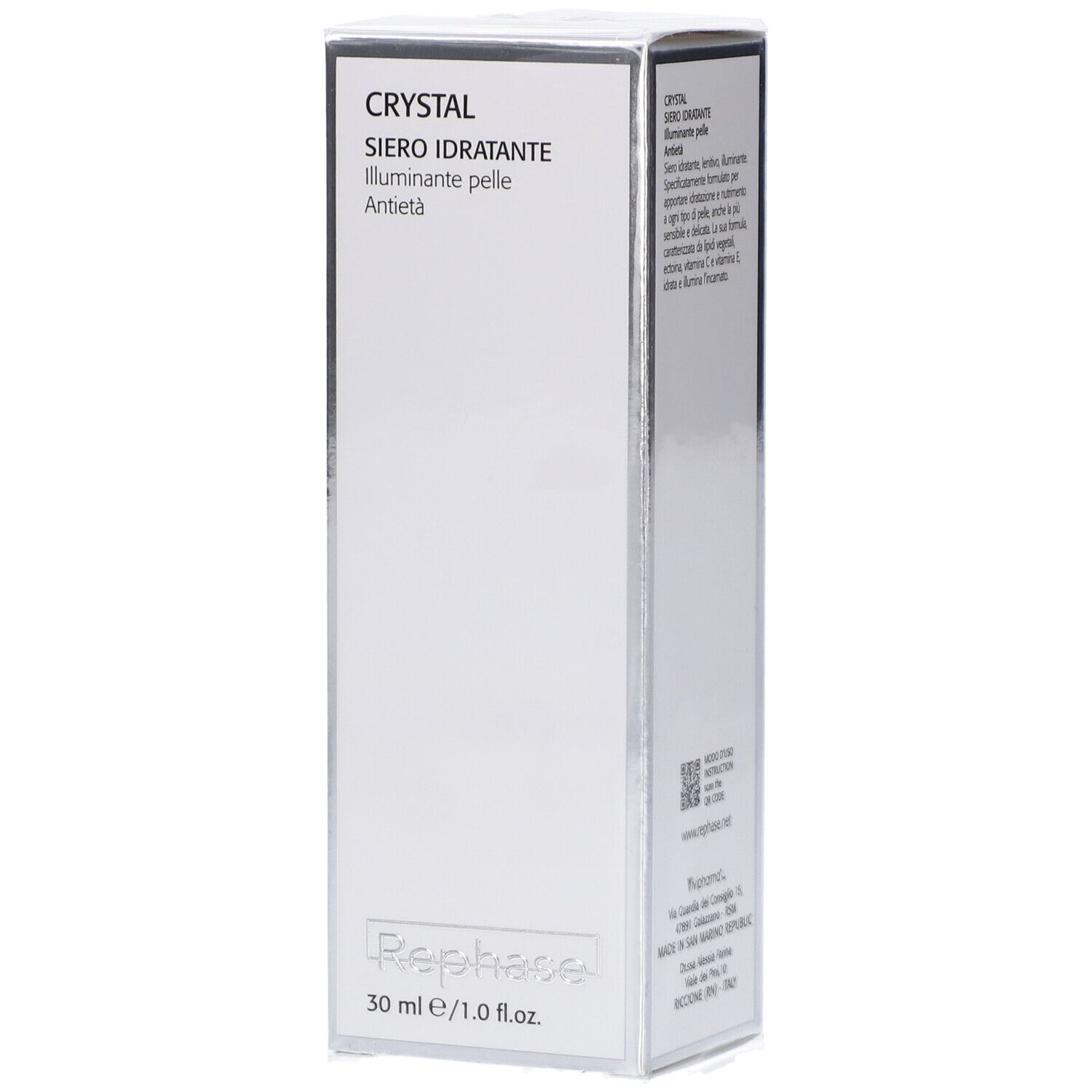 Rephase Crystal Siero Idratante Illuminante Pelle 30 ml