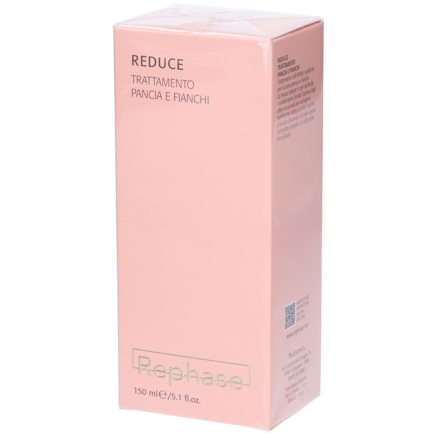 Rephase Reduce Trattamento Pancia E Fianchi 150 ml Crema per la pelle