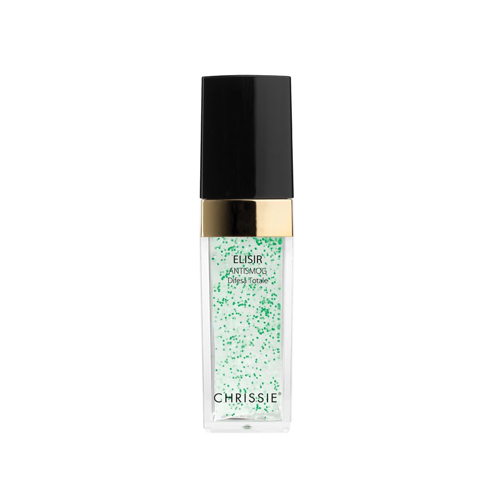 Chrissie Elisir viso antismog difesa totale - Siero viso contro l'inquinamento e la luce blu, 30 ml