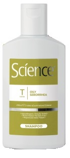 Science Shampoo Trattante per Seborrea Oleosa, 200ml