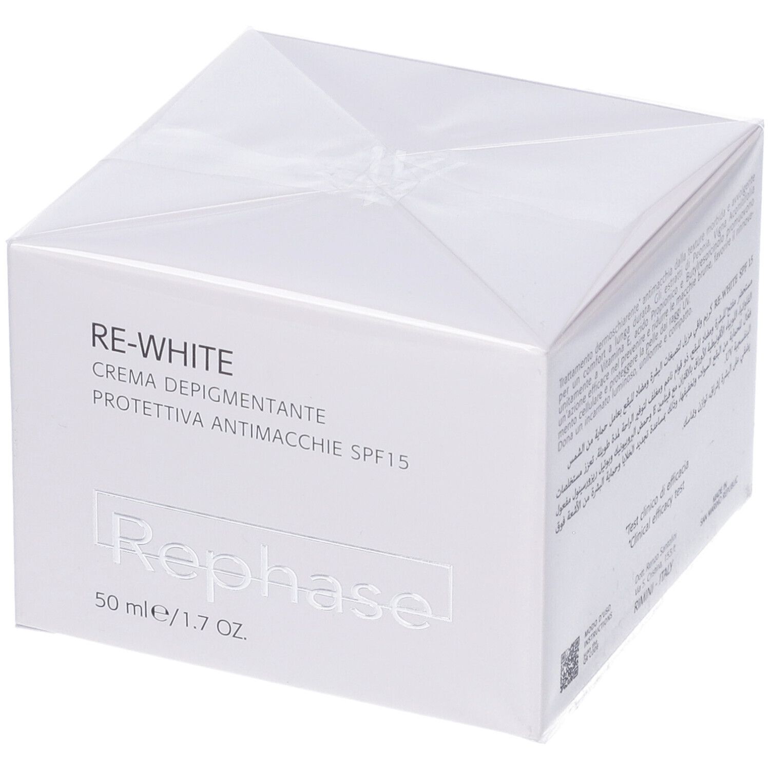 Rephase Re White - Crema Depigmentante Protettiva Anti-Macchie SPF15, 50ml — confronto prezzi