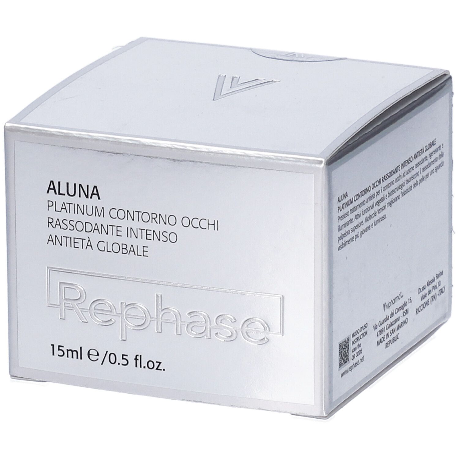 Rephase Aluna Platinum Contorno Occhi Rassodante Intenso Antietà Globale 15 ml Crema contorno occhi