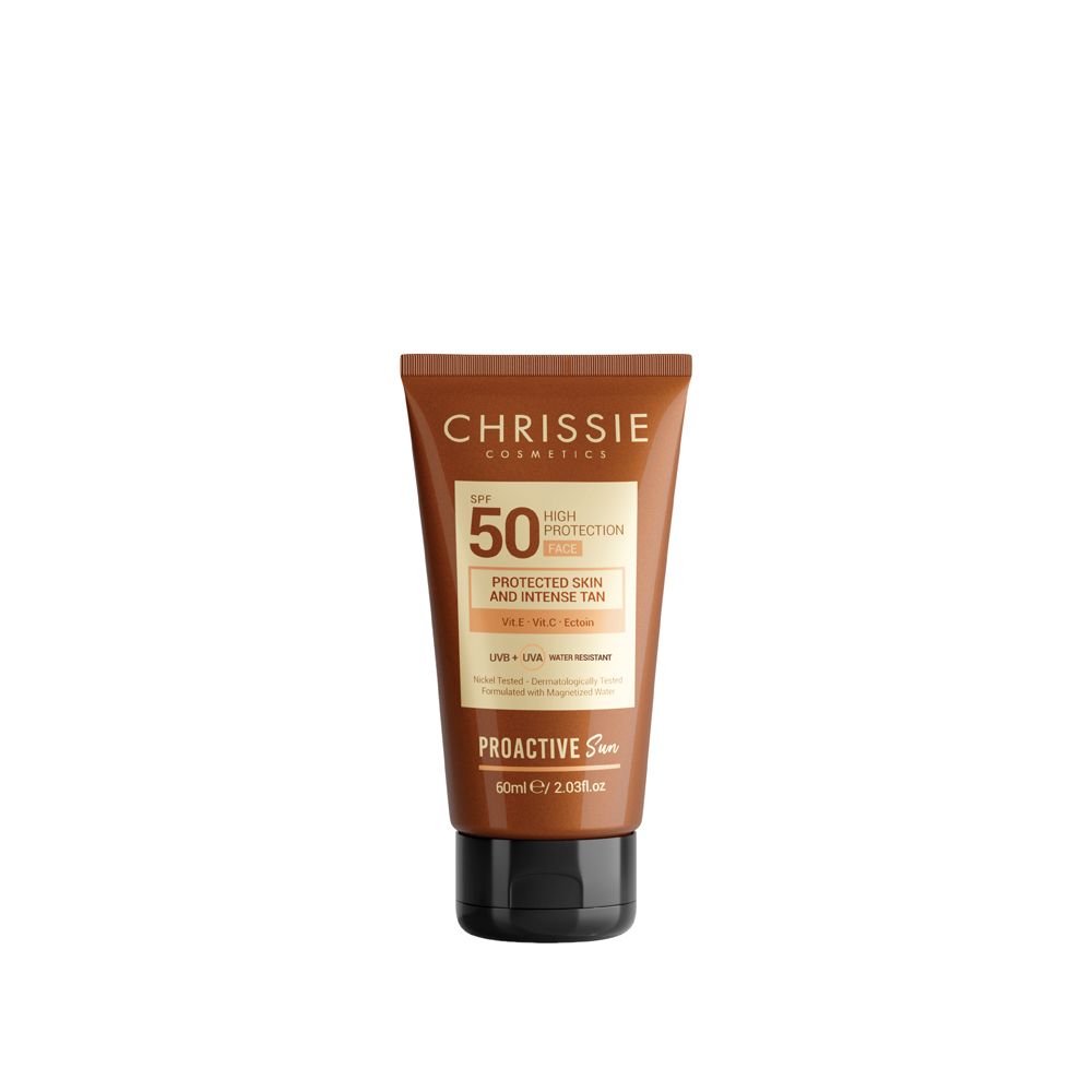 Chrissue Proactive Sun SPF50 High Protection 60 ml Crema solare