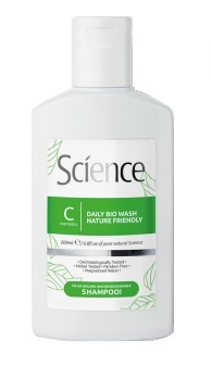 Science Shampoo Quotidiano Biodegradabile Formula Vegana, 200ml