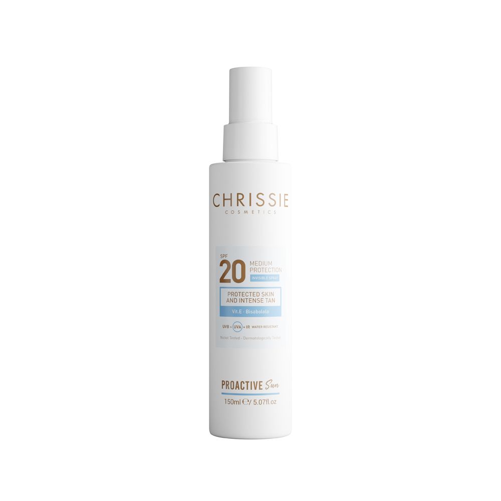 Chrissie Proactive Sun SPF20 Invisible Spray 150 ml Crema solare