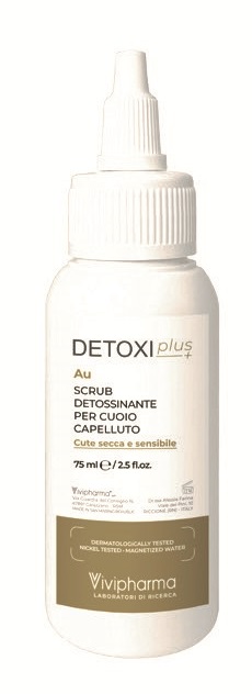 Detoxi Plus AU Scrub Detossinante per Cuoio Capelluto Cute Secca e Sensibile 75 ml Lozione capelli
