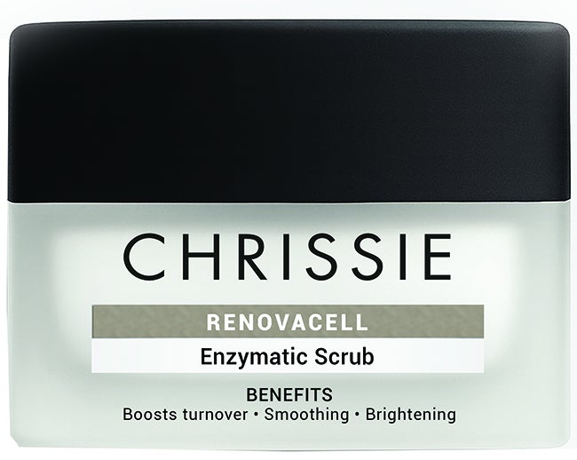 Chrissie Renovacell Enzymatic Scrub viso a doppia azione esfoliante e illuminante, 50 ml