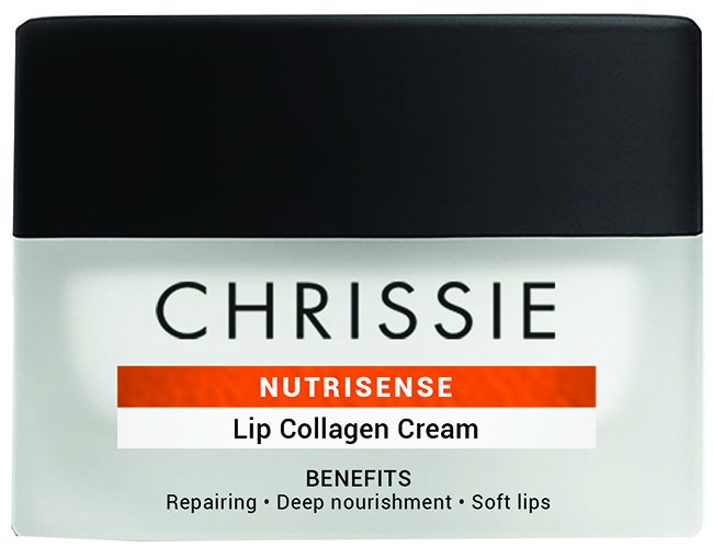 Chrissie Nutrisense Lip Collagen Crema per le labbra ad azione nutriente e rimpolpante, 20 ml