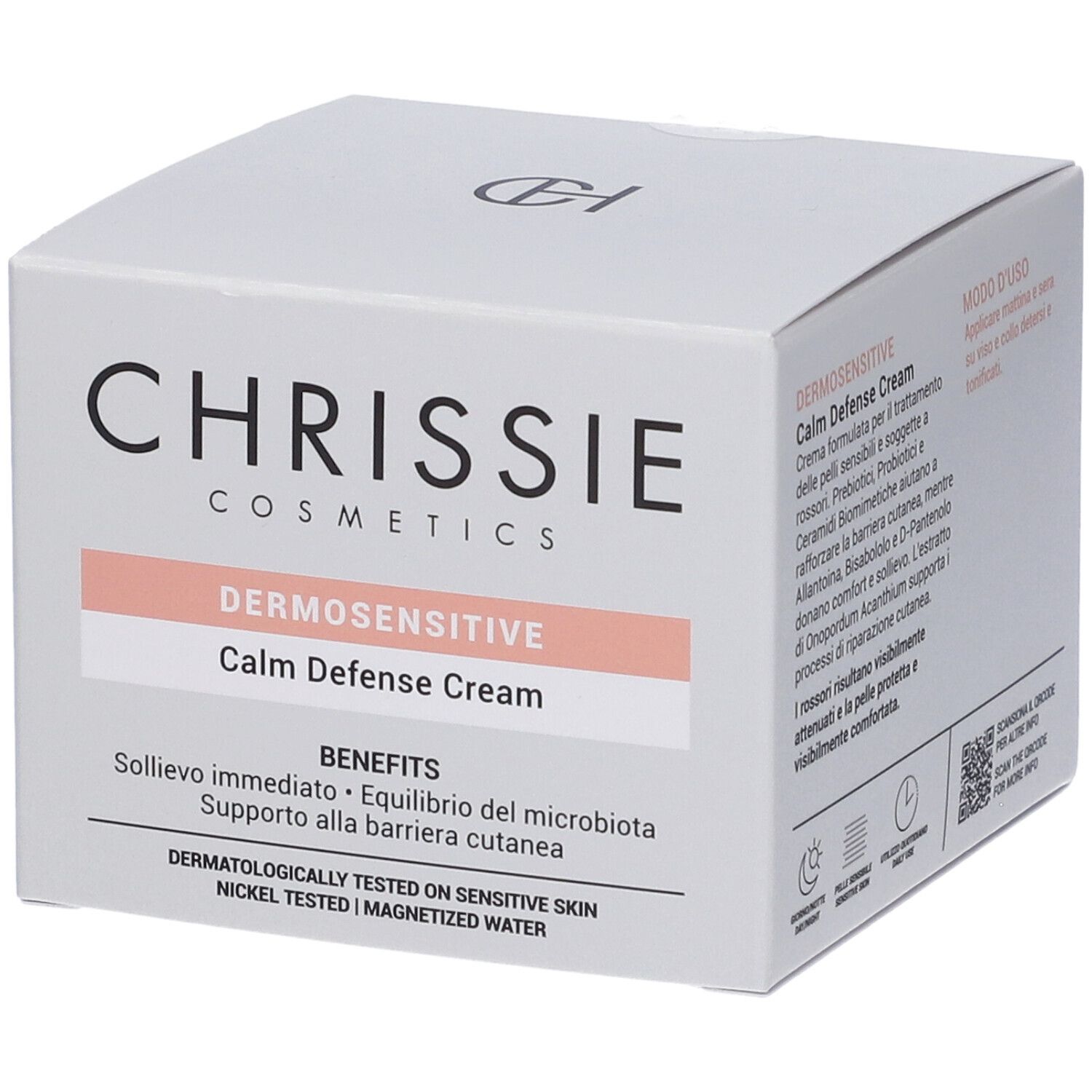 Chrissie Cosmetics Dermosensitive Calm Defense Cream 50 ml Crema — confronto prezzi