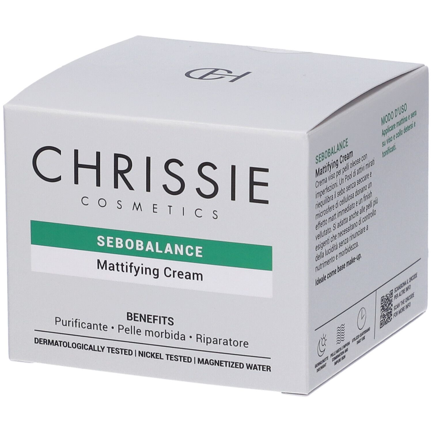 Chrissie Cosmetics Crema Viso Opacizzante Sebobalance 50 ml