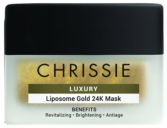 Chrissie Luxury Liposome Gold 24K Mask Maschera viso in gel antietà e illuminante, 50 ml