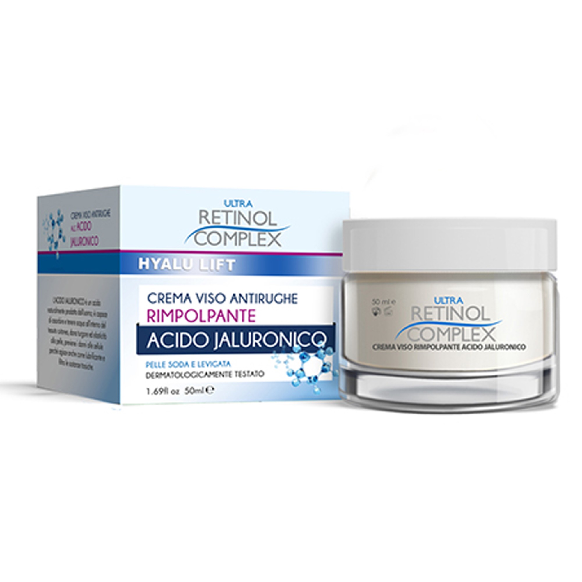 RETINOL COMPLEX - Hyalu Lift - Crema Viso Antirughe Rimpolpante 50 ml — confronto prezzi