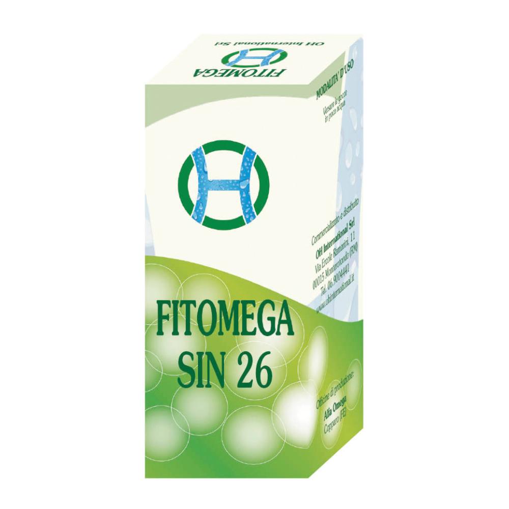 Oh International Fitomega Sin 26 - Fitomega Sin gocce drenanti per la cellulite, 50 ml — confronto prezzi