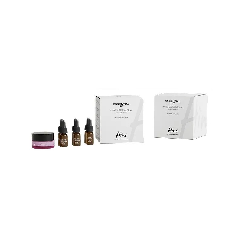 Hino Natural Skincare Essential Kit Antietà Sieri e Crema Viso