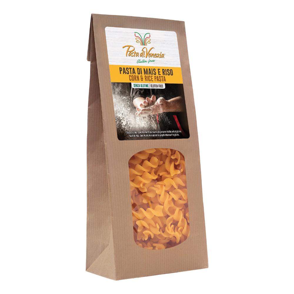 Pasta di venezia fusilli mais e riso 250 g confezione premium