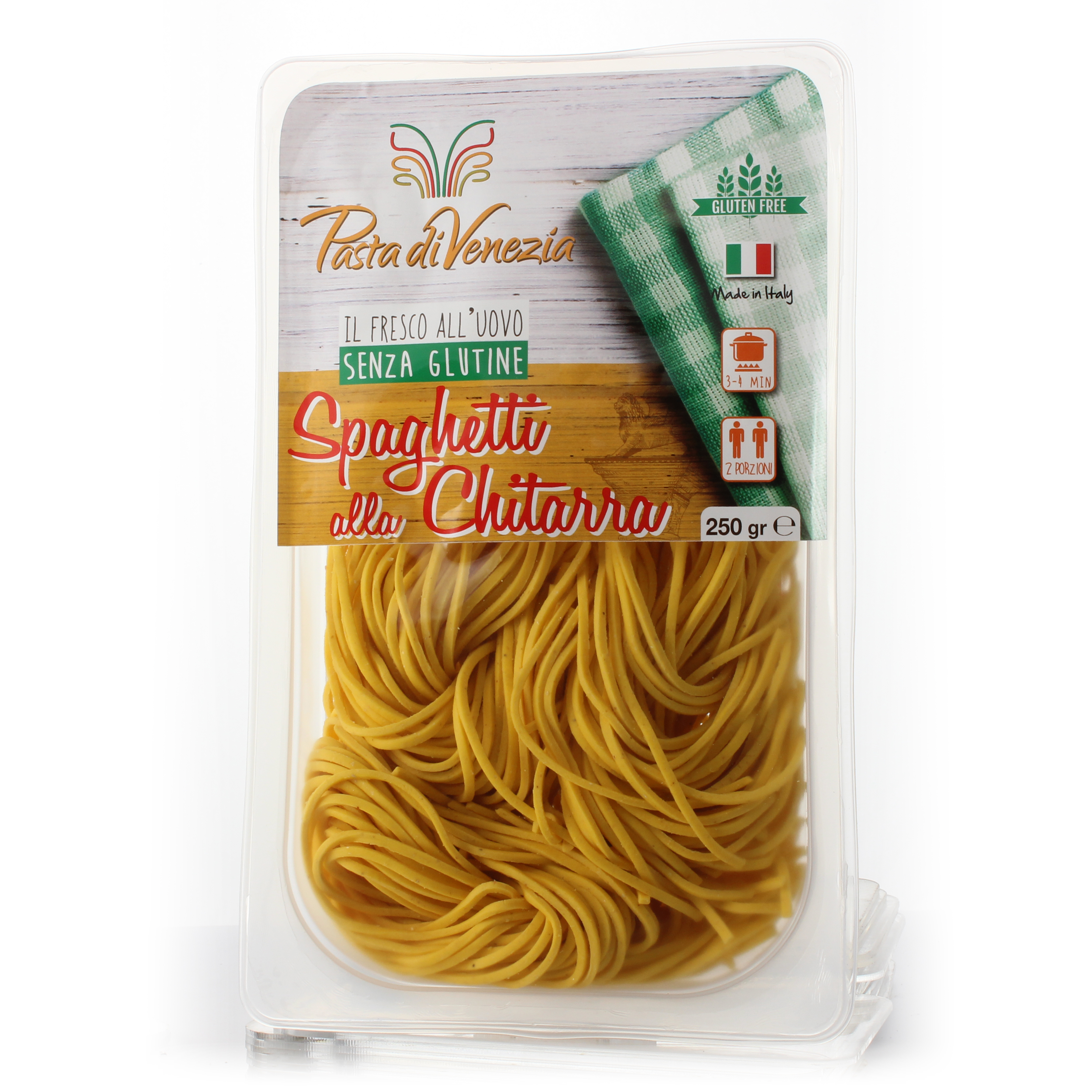 Pasta di venezia spaghetti mais e riso 250 g confezione premium