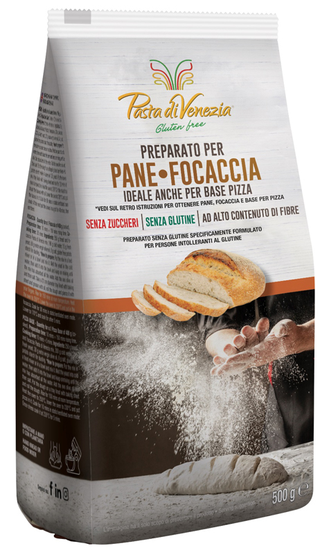 Pasta venezia preparato pane focaccia 500 g