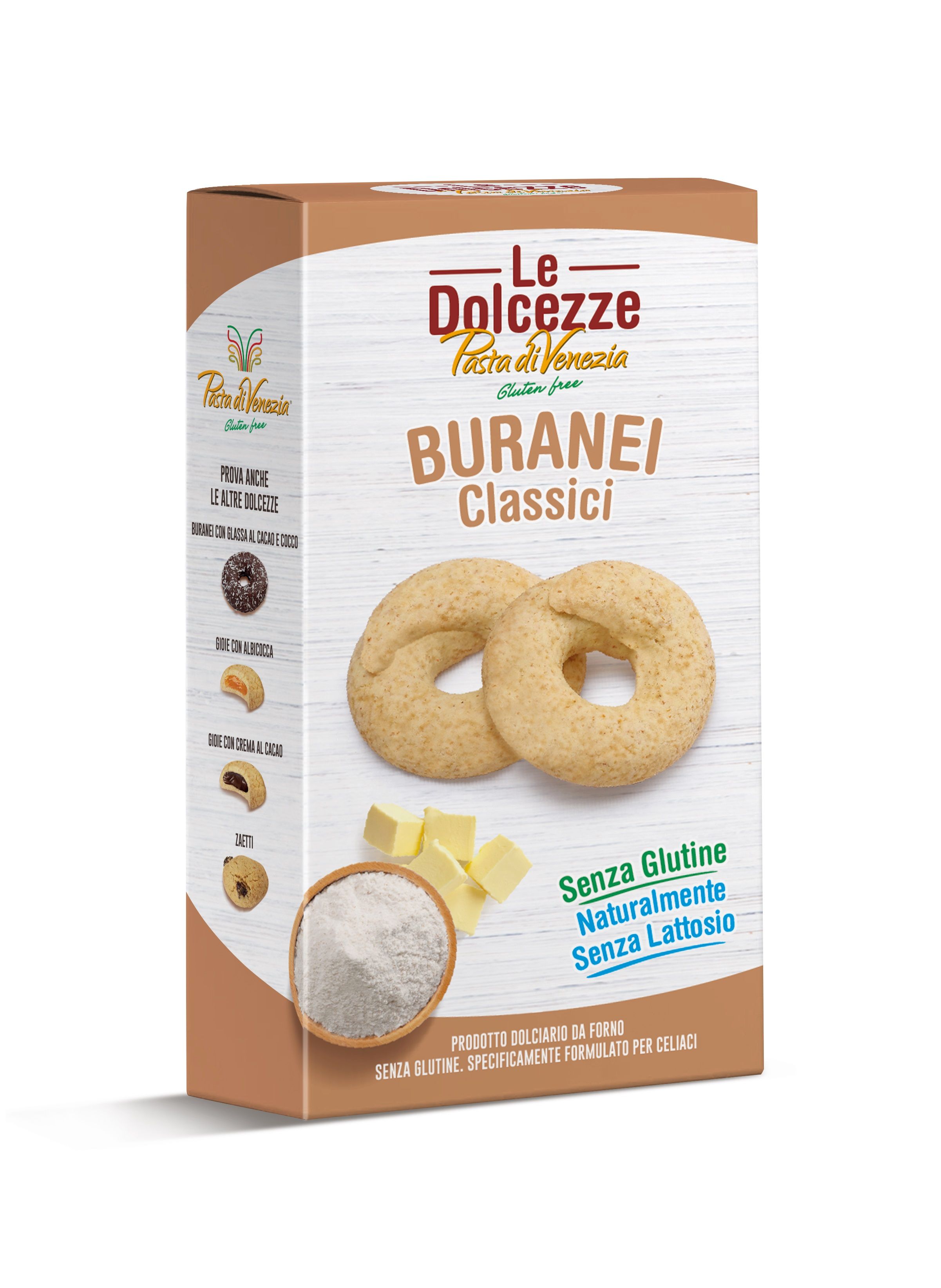 Le Dolcezze Buranei Classici Pasta Di Venezia senza glutine 180g — confronto prezzi