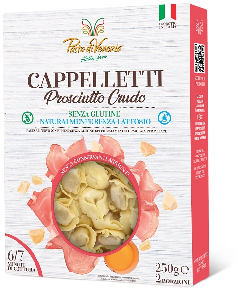 Pasta di venezia cappelletti al crudo senza glutine stab 250 g — confronto prezzi
