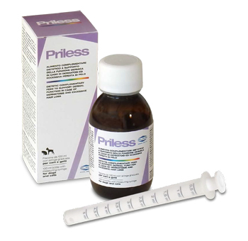 Priless Mangime Complementare Per La Funzione Dermica Di Cani E Gatti Soluzione Orale 100ml
