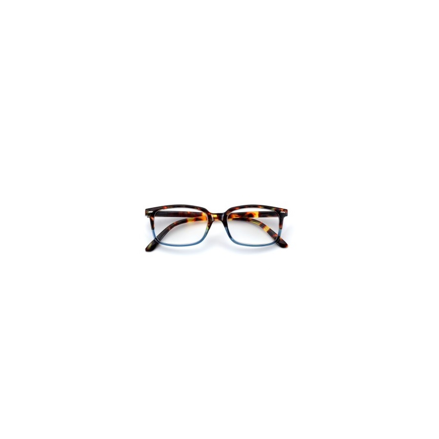 Corpootto Trendy Tartaruga-blu Occhiali Da Lettura +2,00