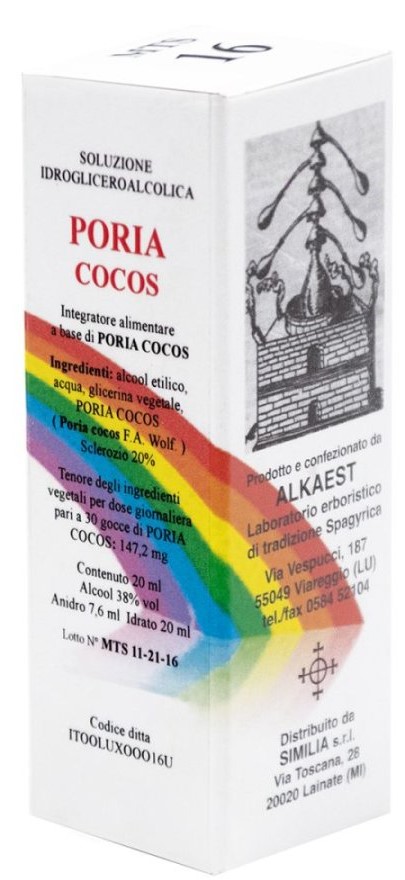 Mts16 Poria Cocos Integratore Per Il Sistema Immunitario Gocce Orali 20ml