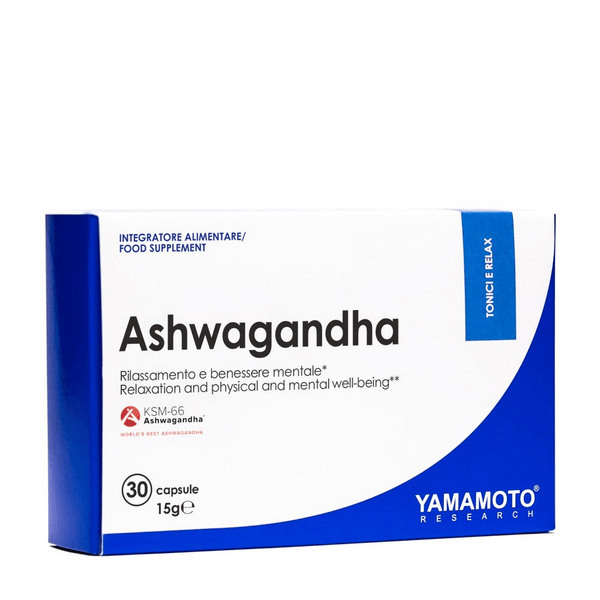 Yamamoto Research Ashwagandha Ksm-66 Integratore 30 Capsule