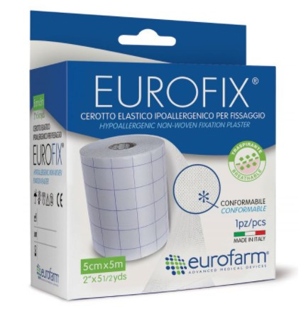 Cerotto rocchetto eurofix adesivo tessuto non tessuto 5x500 cm