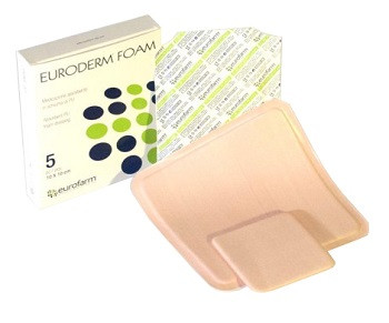 Euroderm foam 10x10cm 5pz — confronto prezzi