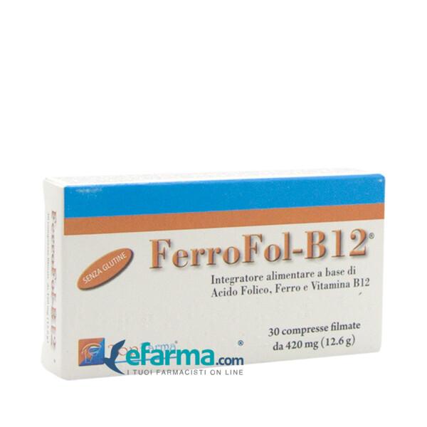 Ferrofol B12 Integratore di Ferro 30 Compresse