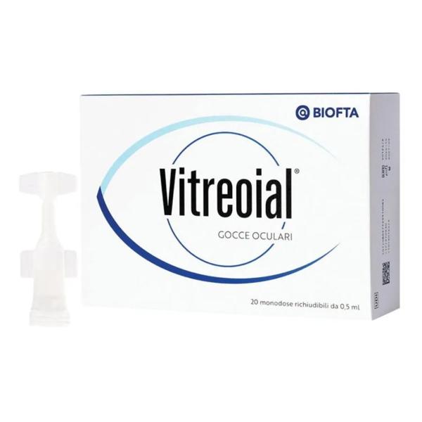 Vitreoial 20 Monodose Gocce Oculari Idratazione Bimodale per Secchezza e Post-Operatorio