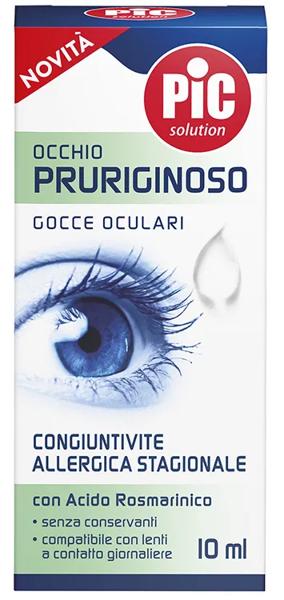 Pic Solution Gocce Oculari Occhio Pruriginoso 10 ml Soluzione Lenitiva per Prurito e Allergie