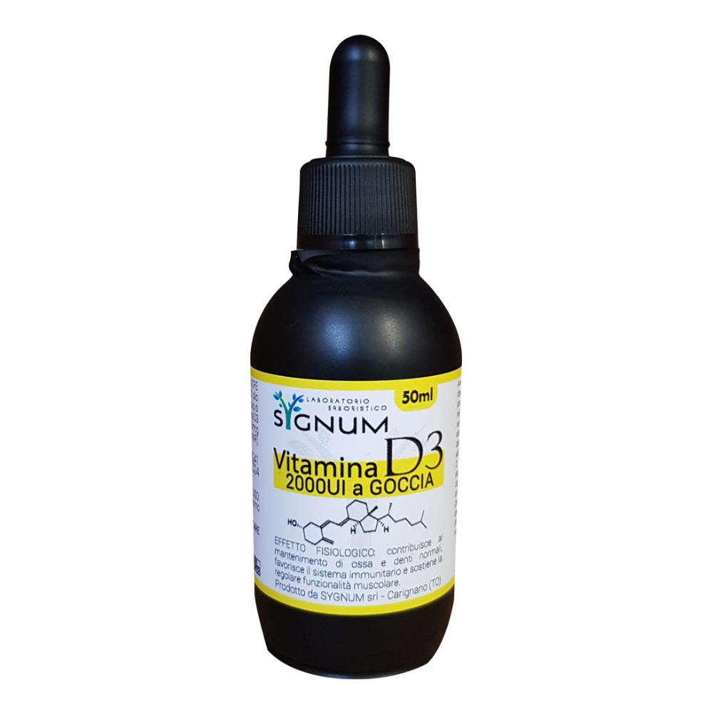 Sygnum D3 Extra 50ml Gocce - Integratore di Vitamina D3 ad Alto Dosaggio (2000 UI) per Ossa, Muscoli e Sistema Immunitario