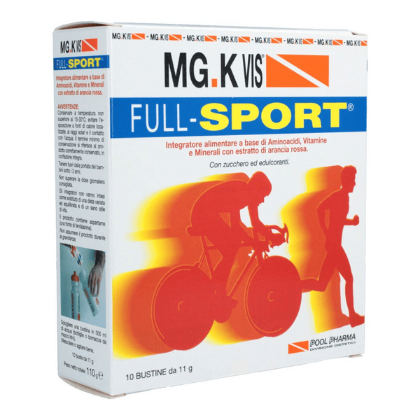 Mg.K Vis Full Sport Integratore Dietetico Sportivo 10 Bustine