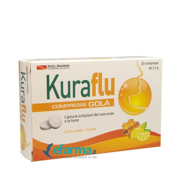 Kuraflu Gola Limone E Miele Integratore Tosse 20 Compresse — confronto prezzi