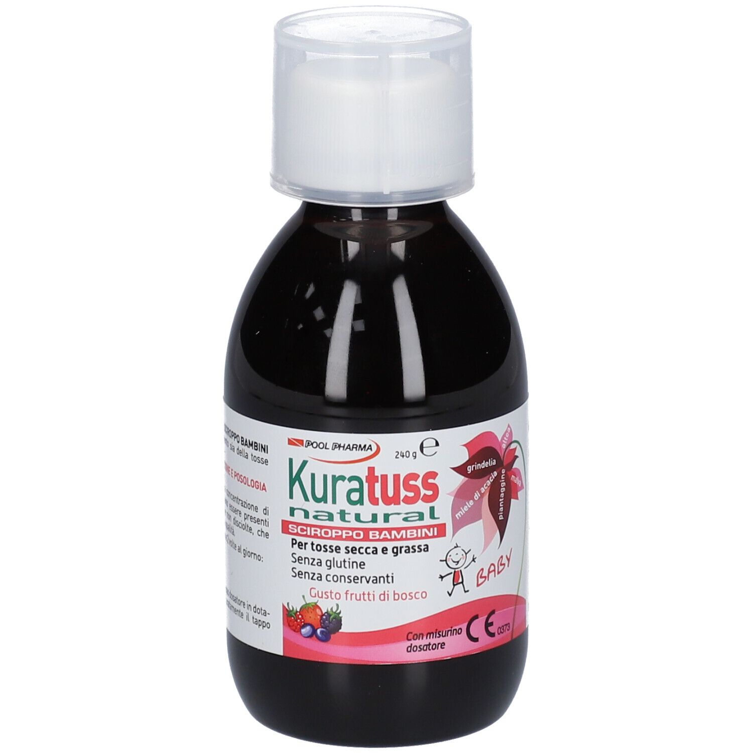 Kuratuss Natural Sciroppo Bambini 240 g per la tosse — confronto prezzi