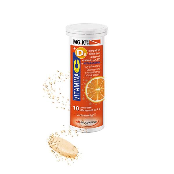 MG.K Vis Vitamina C + D3 43 g Compresse effervescenti — confronto prezzi