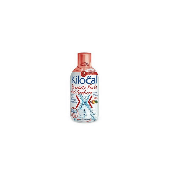 Kilocal Drenante Forte Anti-Gonfiore Integratore Drenante Gusto Tropical 500ml