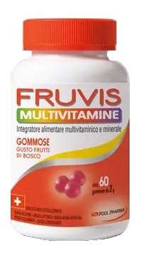 Fruvis Multivitamine Integratore Multivitaminico E Minerale Gusto Frutti Di Bosco 60 Gommose